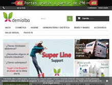 Tablet Screenshot of demifarma.com